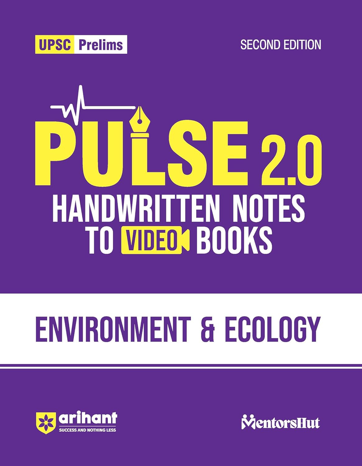Arihant PULSE 2.0- UPSC Prelims Handwritten Notes for Environment & Ecology | Handwritten Notes to Video Books | Second Edition | English