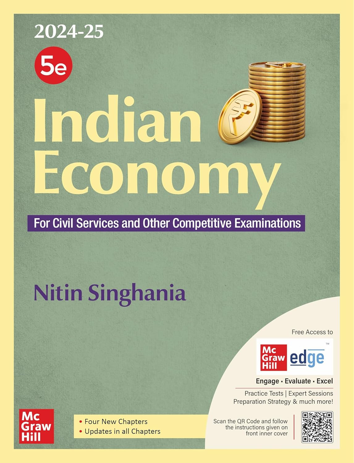 Indian Economy (English) by Nitin Singhania (IAS) for UPSC CSE 2025 | 5Eth