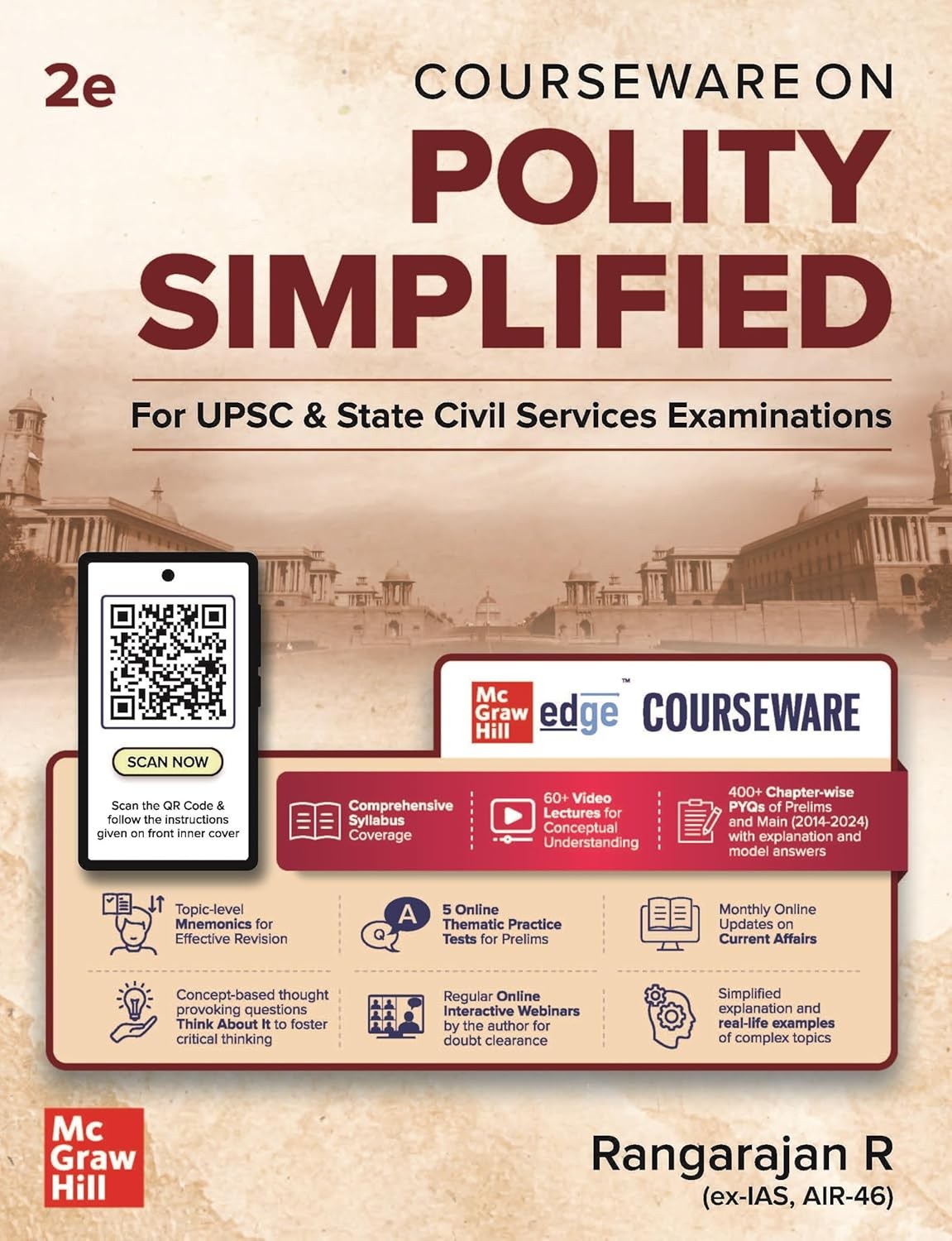Courseware on Polity Simplified by Rangarajan R for UPSC CSE 2025 | 2nd Edition (latest) | Civil Services Exam - Prelims, Mains and Interview | State PSCs exams/ PCS exams