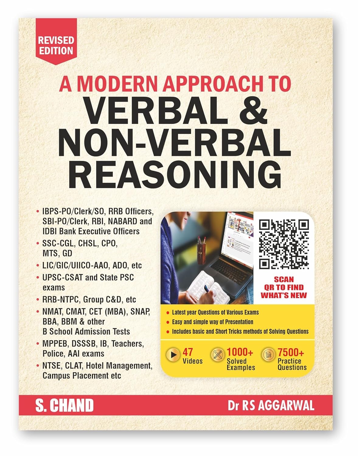 A Modern Approach to Verbal & Non-Verbal Reasoning Revised Edition 2025 | 1000+ Solved Examples | 7500+ Practice Questions | SSC CGL CHSL, IBPS, Bank SBI PO Clerk, Railway CAT, MAT, Police, UPSC Exam Book | Original Book
