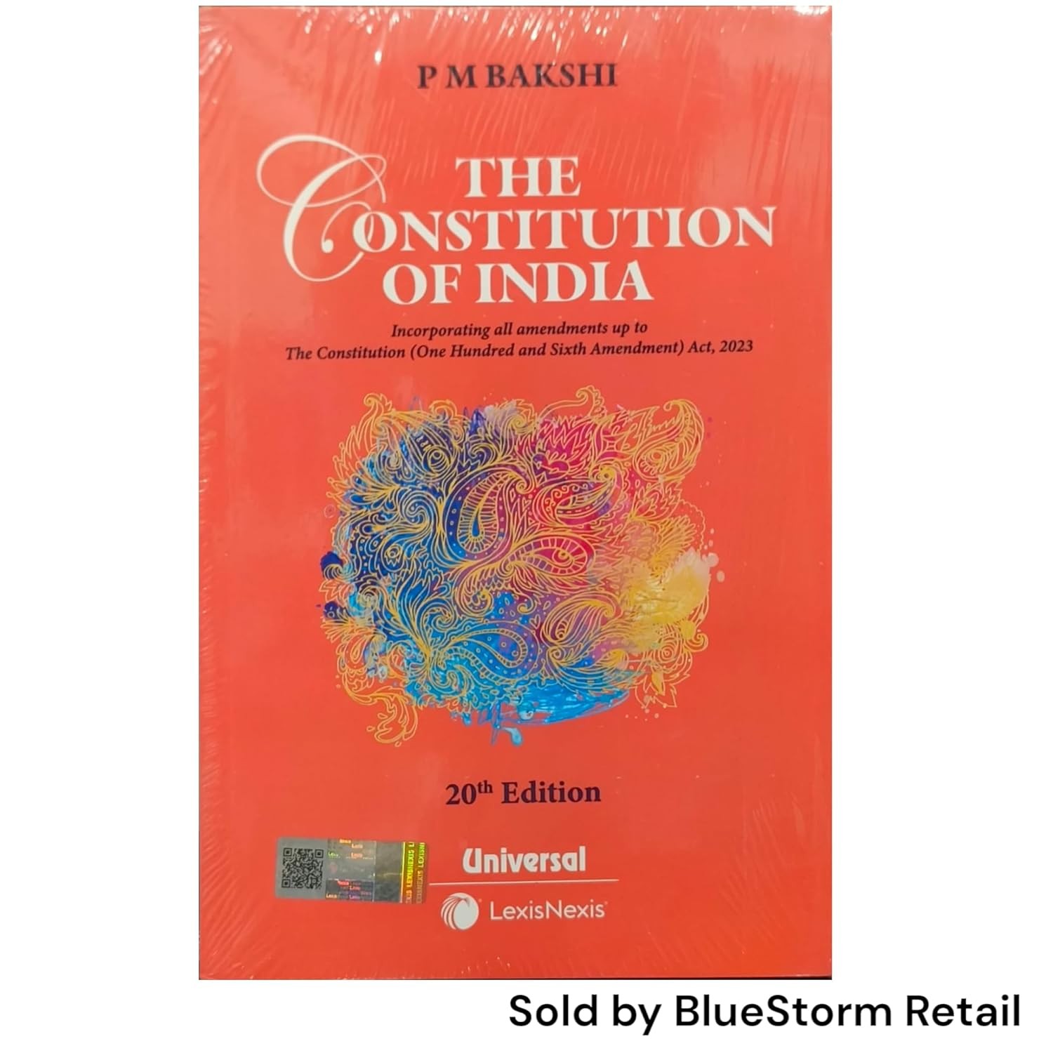 The Constitution of India By P M Bakshi - 20th Edition 2025 | English Medium | Original Book