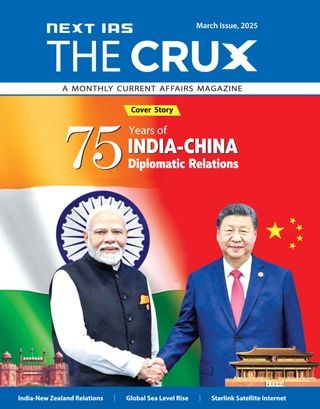 MARCH 2025 | Next IAS THE CURX | CURRENT AFFAIRS MONTHLY MAGAZINE | ENGLISH MEDIUM | [B/W PHOTOCOPY]