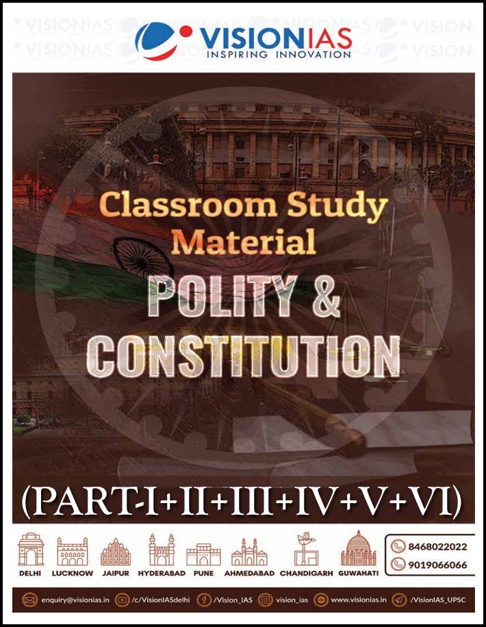 Vision Ias General Studies Paper-II Polity & Consitution Foundation Printed Notes English Medium