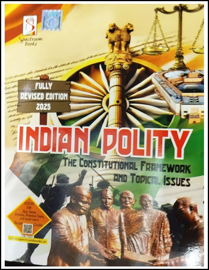 Spectrum Indian Polity By Kalpana Rajaram and Rajendra Prasad Sharma 11th Edition 2025 English Medium