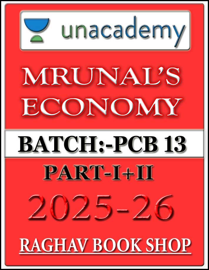 Unacademy Mrunal Economy Batch Pcb 13 Part-I+II English Medium 2025-26
