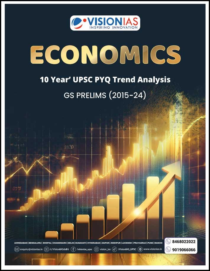 Vision Ias Economics 10 Years Upsc Previous Year Question (PYQ) Trend Analysis Gs Prelims 2015-2024 English Medium