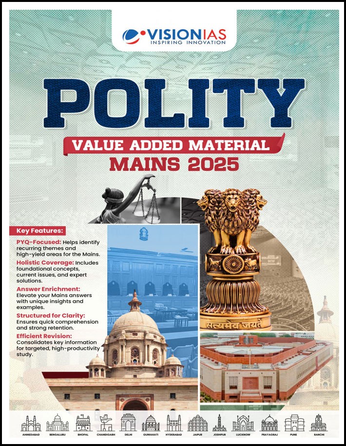 Vision Ias Polity Value Added Material Mains 2025 English Medium