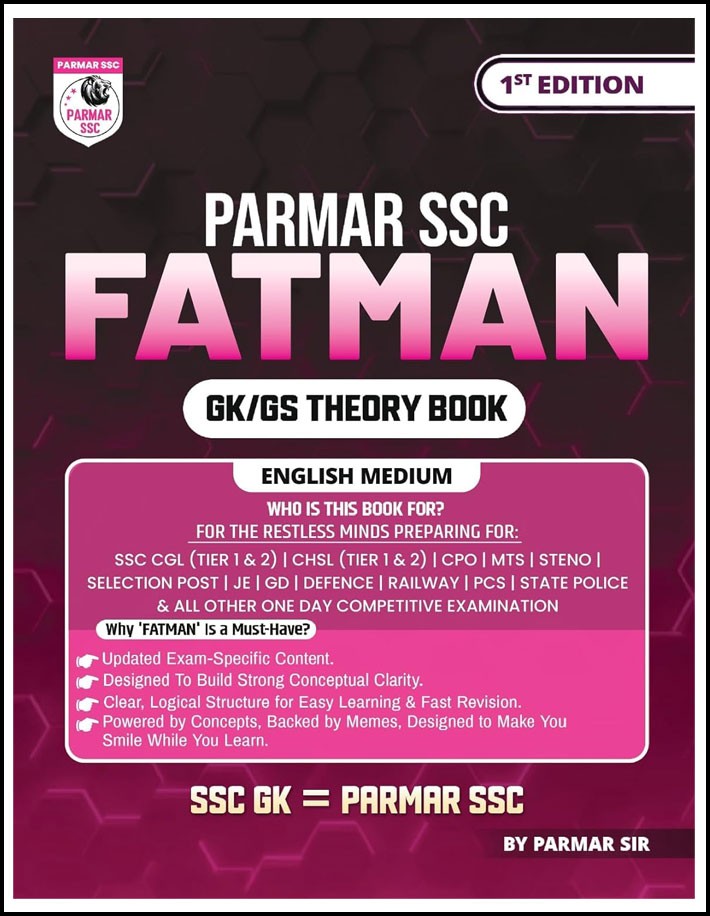Parmar SSC Fatman Gk/GS Theory Book By Parmar Sir 1st Edition English Medium Original Book