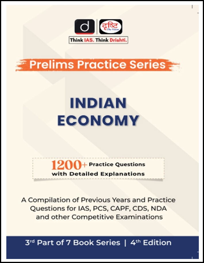 Drishti Ias Indian Economy Prelims Practice Series (PPS-03) 4th Edition English Medium (Original Book)
