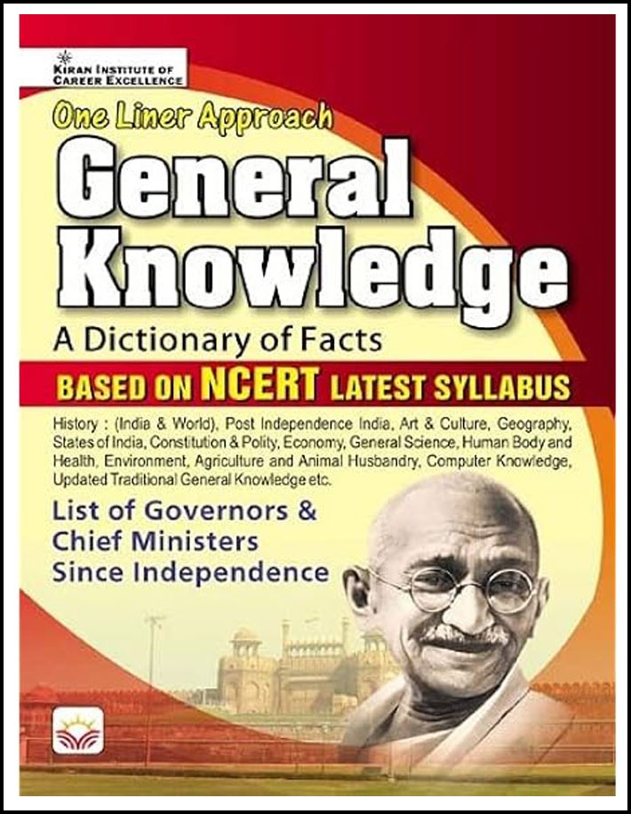 Kiran Institute One Liner Approach General Knowledge A Dictionary of Facts Based on Ncert Latest Syllabus English Medium