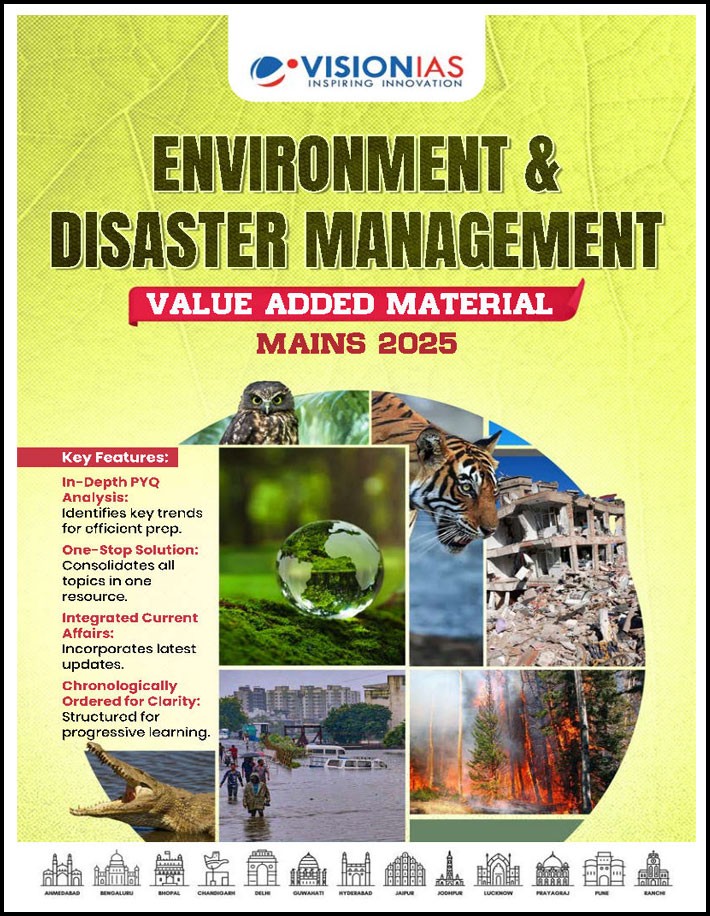 Vision Ias Environment and Disater Mangement Value Added Material Mains 2025 English Medium