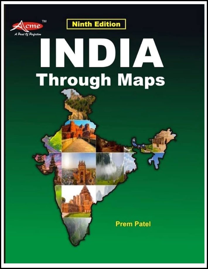 India Through Maps By Prem Patel 9th Edition English Medium