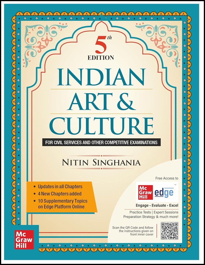 Mc Graw Hill Indian Art and Culture By Nitin Singhania 5th Edition English Medium