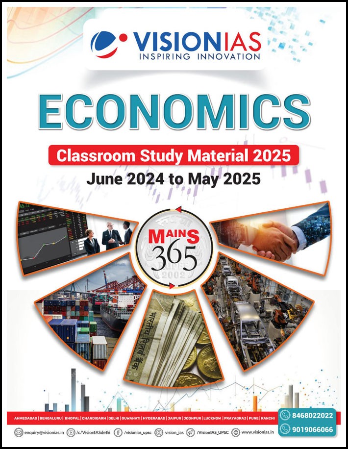 Vision Ias Mains 365 Economics June 2024 To May 2025 English Medium 2025