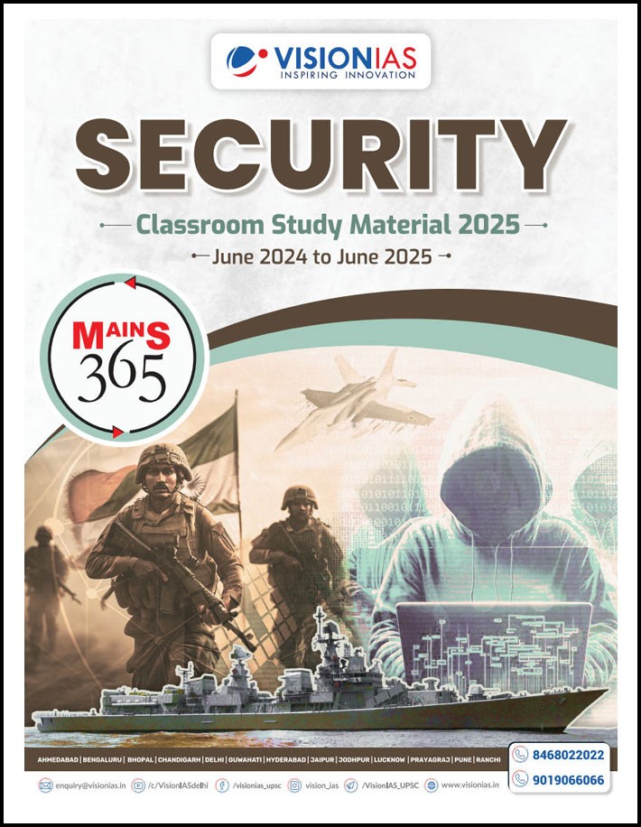 Vision Ias Mains 365 Security June 2024 To june 2025 English Medium 2025