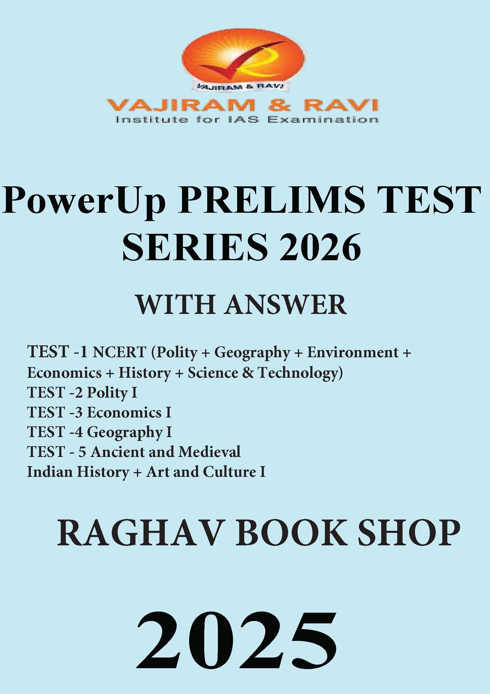 vajiram and ravi test series PowerUp 2026 prelims 1 TO 5