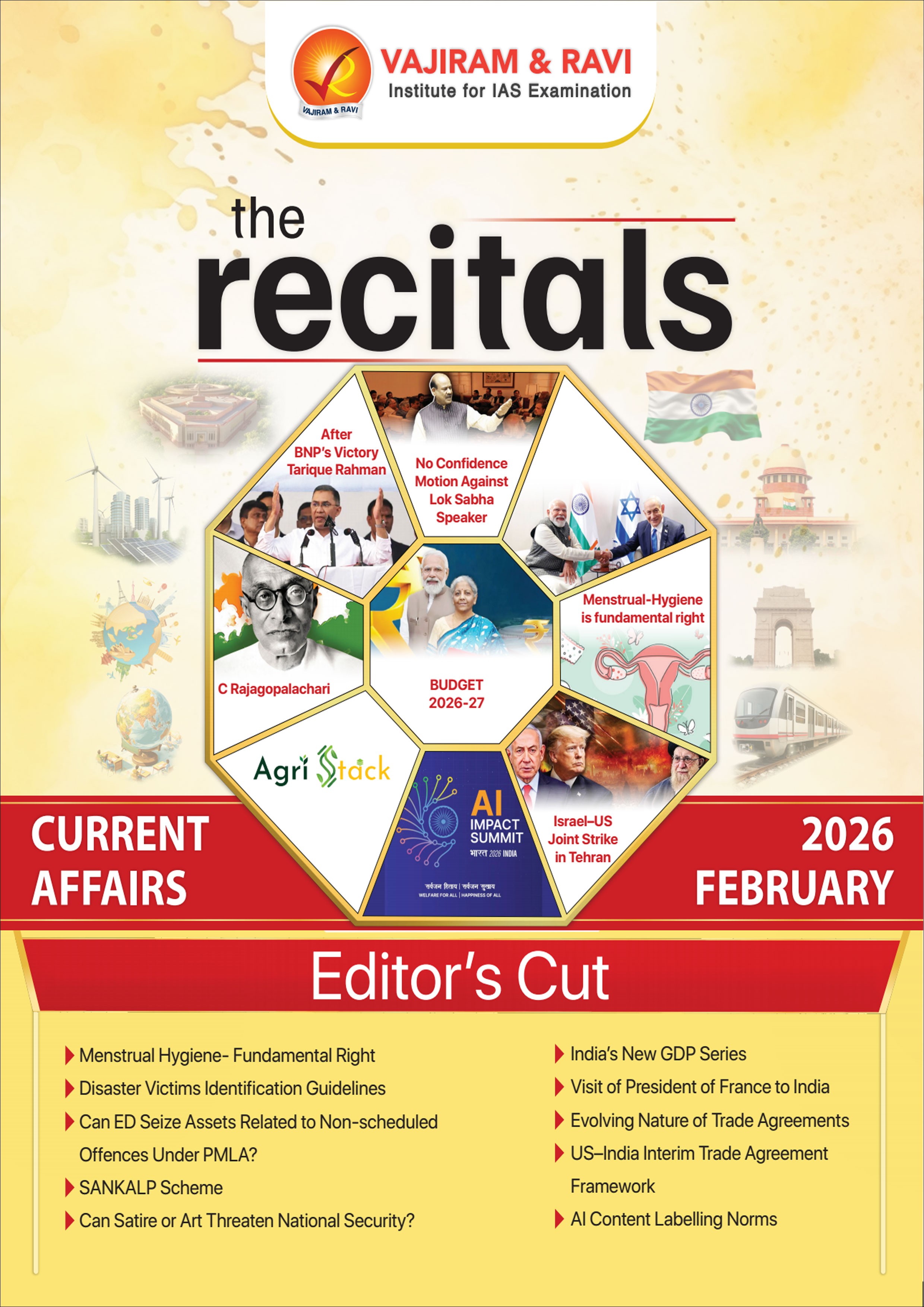 Vajiram and Ravi the Recitals Monthly Current Affairs February 2026 English Medium