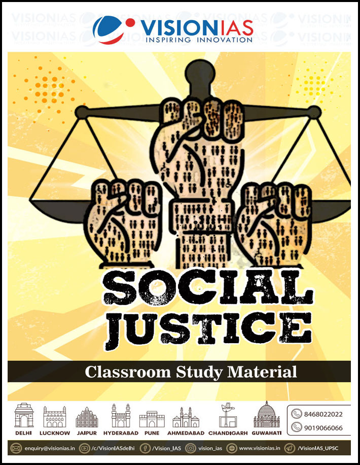 Vision Ias General Studies Paper-II Social Justice Foundation Printed Notes English Medium