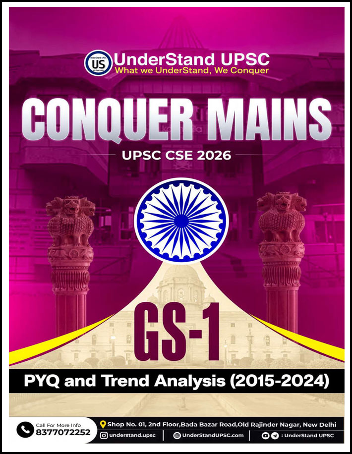 Understand Upsc Conquer Mains GS-I PYQ and Trend Analysis (2015-2024) English Medium (Xerox)
