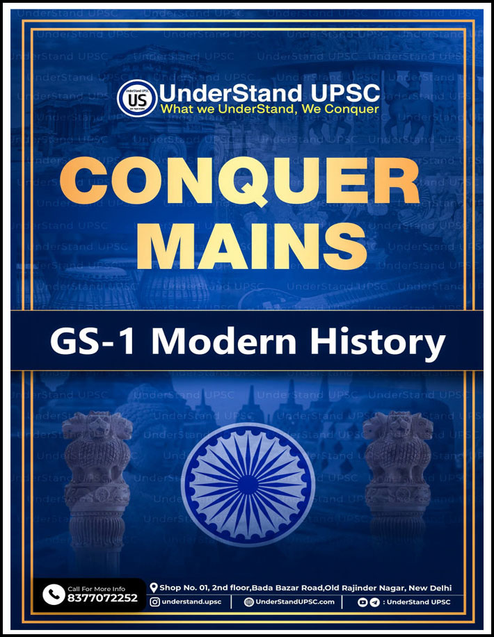 Understand Upsc Conquer Mains GS-I Modern History English Medium (Xerox)