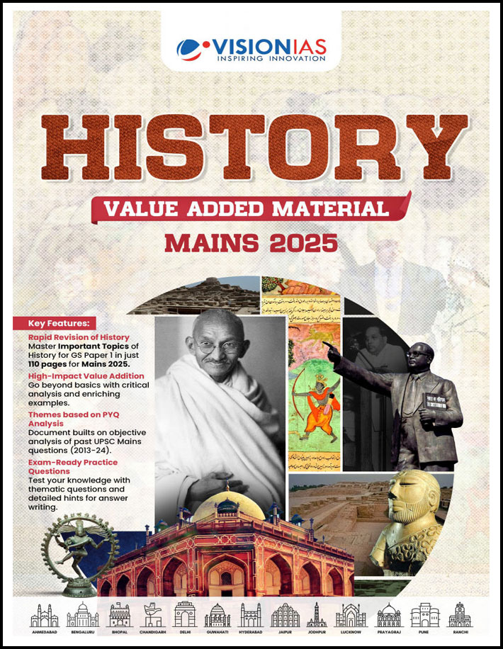 Vision Ias History Value Added Material Mains 2025 English Medium