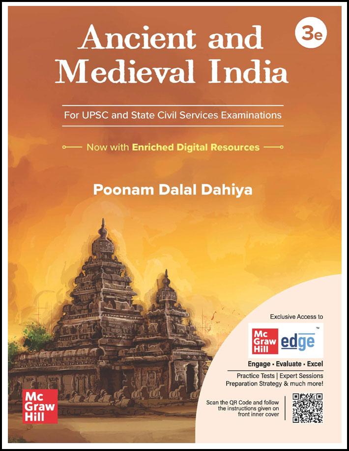 Mc Graw Hill Ancient and Medieval India By Poonam Dala Dahiya 3rd Edition English Medium (Original Book)