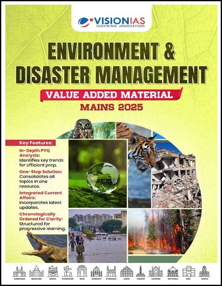 Vision Ias Environment and Disater Mangement Value Added Material Mains 2025 English Medium