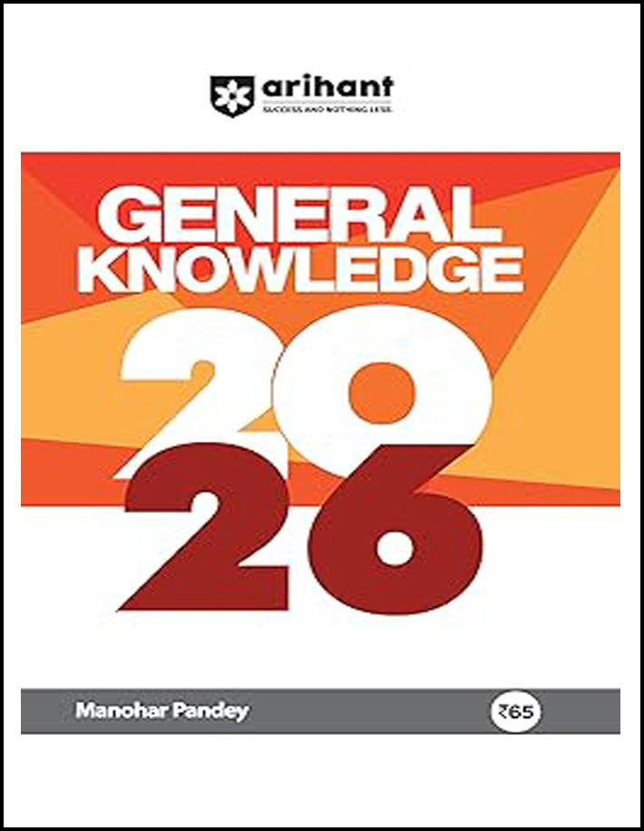 Arihant General Knowledge 2026 (GK) By Manohar Pandey English Medium (Original Book)