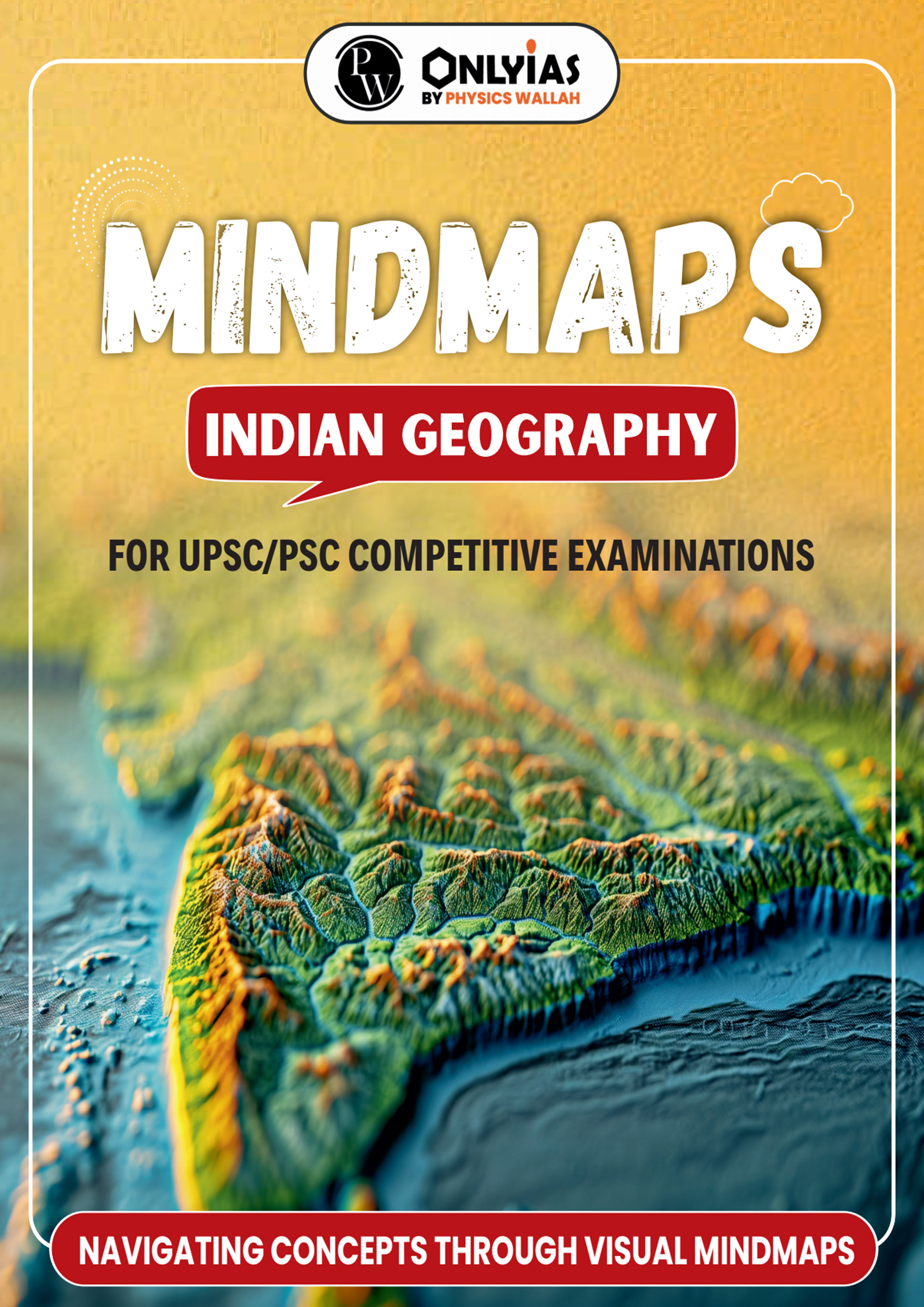 Only Ias {Mind Map } Current Affair {Indian Geography} 2026 English Medium