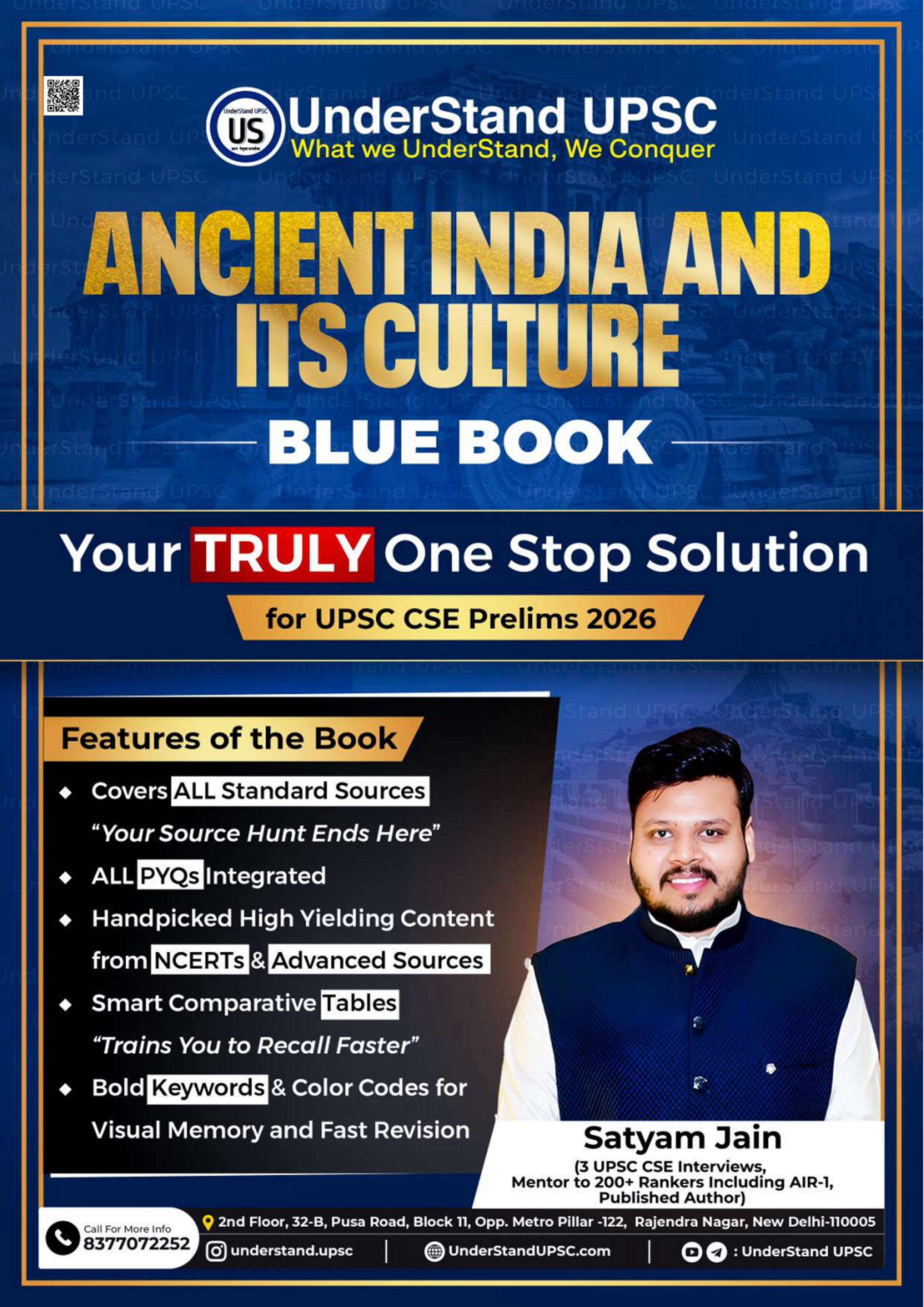 Understand UPSC Blue Book 2026  (Ancient India and Its Culture) English Medium