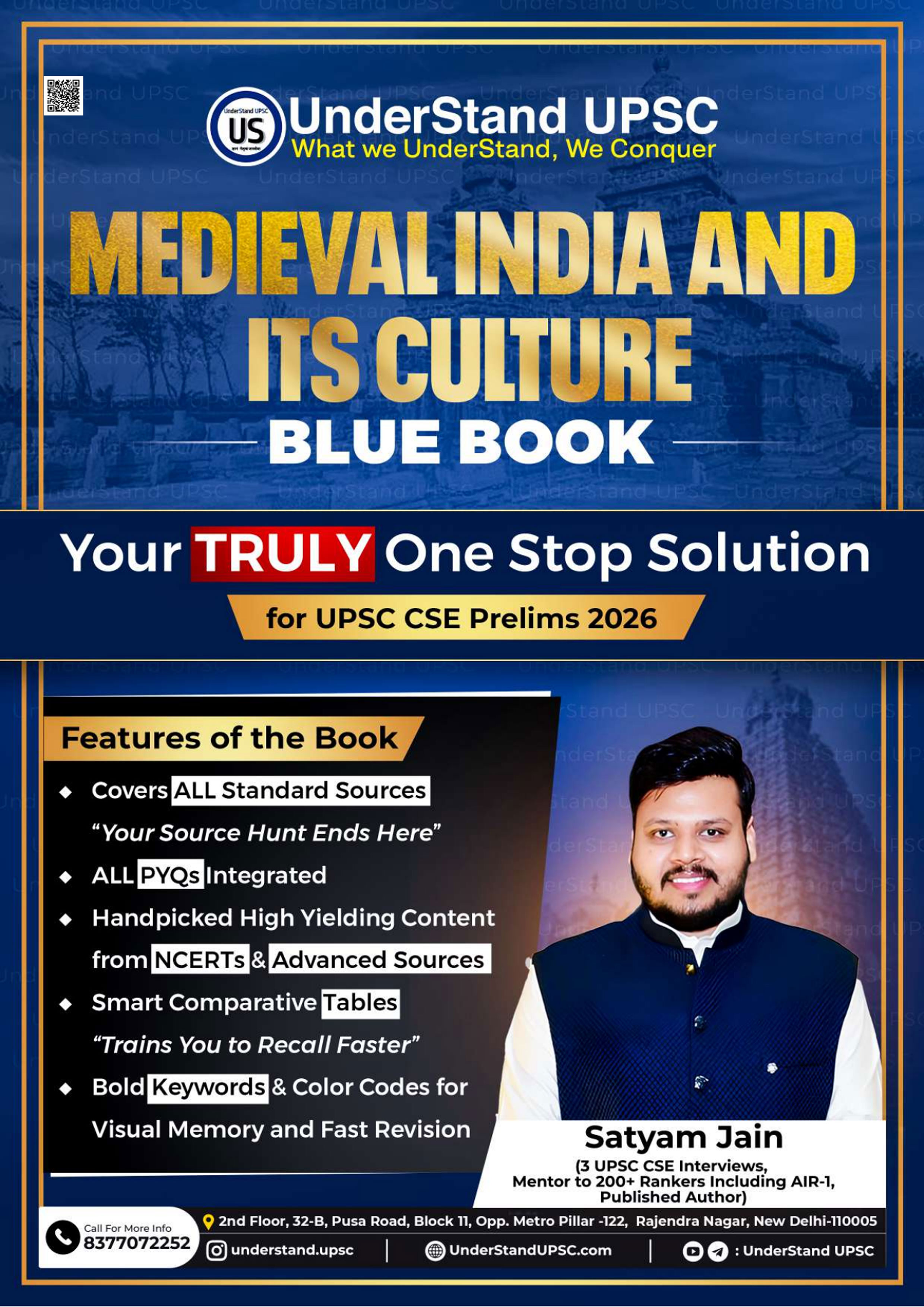 Understand UPSC Blue Book 2026  (Medieval India and Its Culture) English Medium