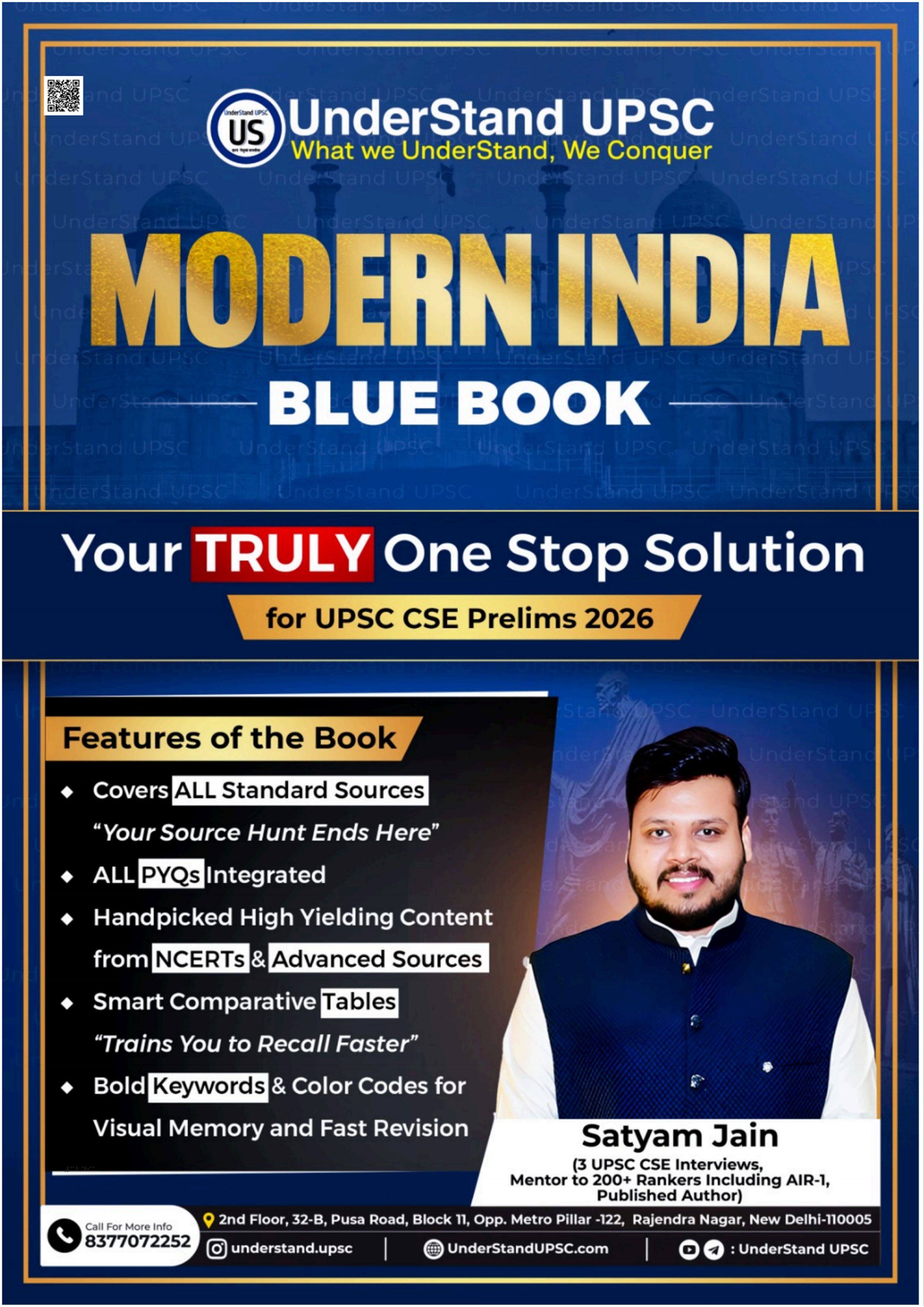 Understand UPSC Blue Book 2026  (Modern India) English Medium