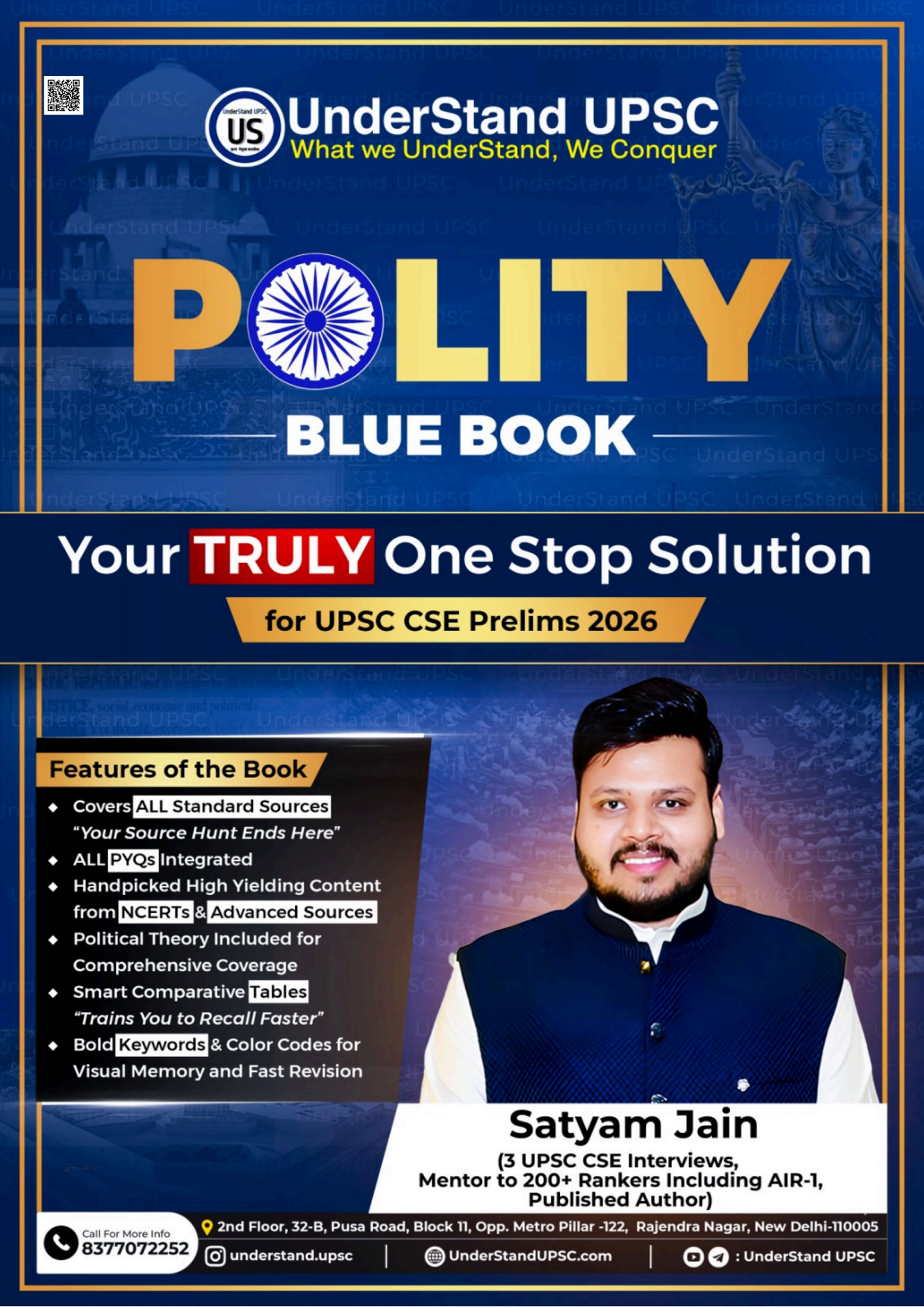 Understand UPSC Blue Book 2026  (Polity) English Medium