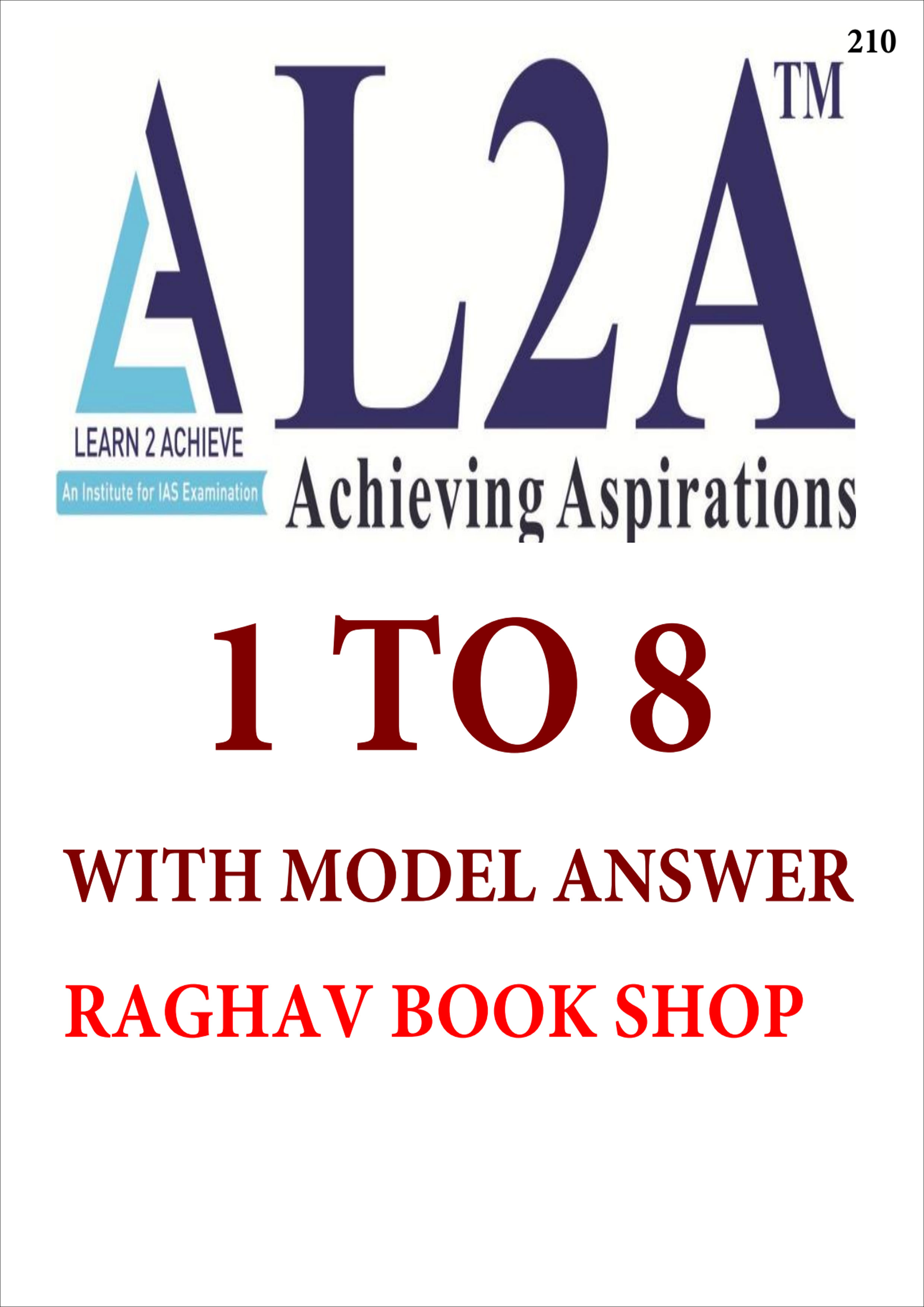 L2A  Anthropology Optional Test Series 1 to 8 English Medium Test 2025 Black & White