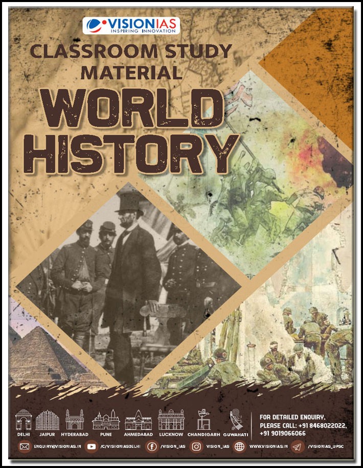 Vision Ias General Studies Paper-I World History Foundation Printed Notes English Medium