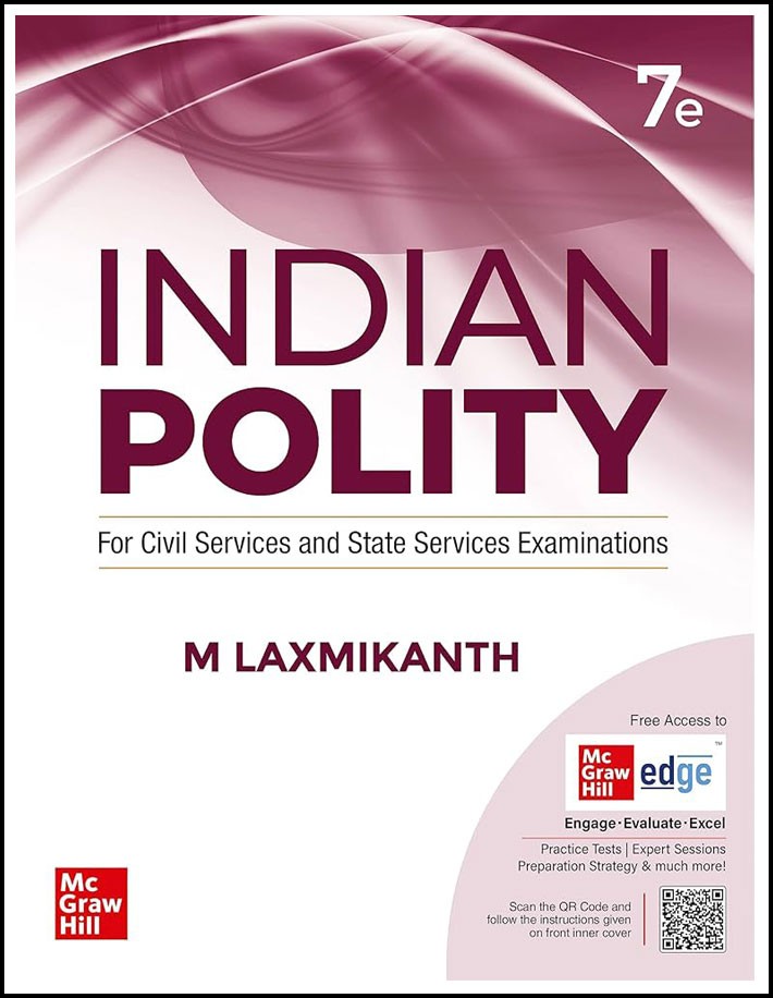 Mc Graw Hill Indian Polity By M Laxmikanth 7th Edition English Medium