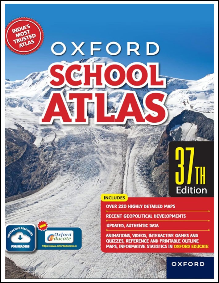 Oxford Student Atlas For India 6th Edition English Medium (Original Book)