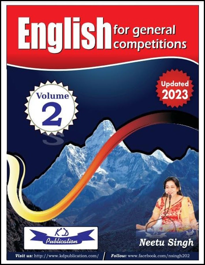 KD Publication English For General Competitions By Neetu Singh Volume-2 English Medium