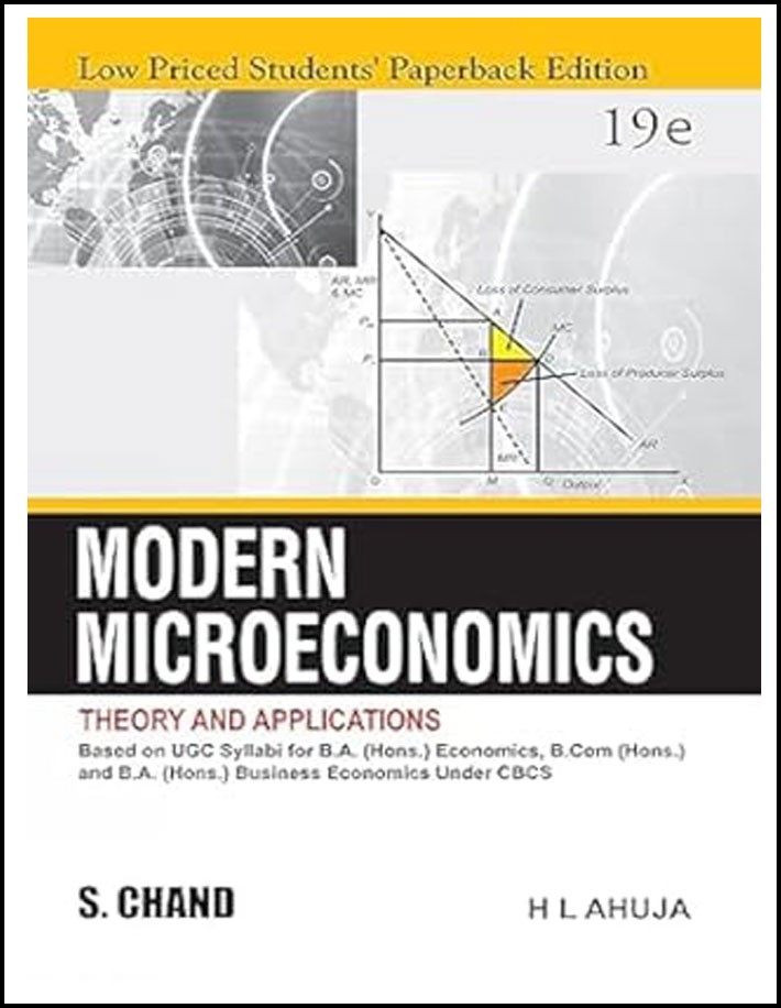 S Chand Modern Microeconomics By HL Ahuja 19 Edition English Medium